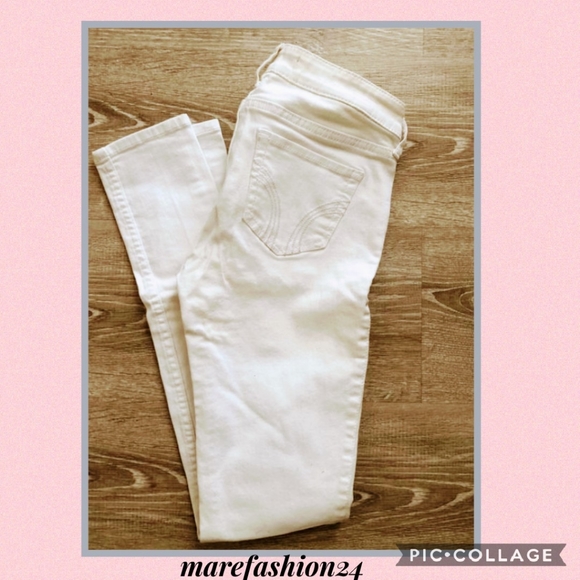 Hollister Beige Skinny Jeans Size 9R W29 L31 - Picture 4 of 9